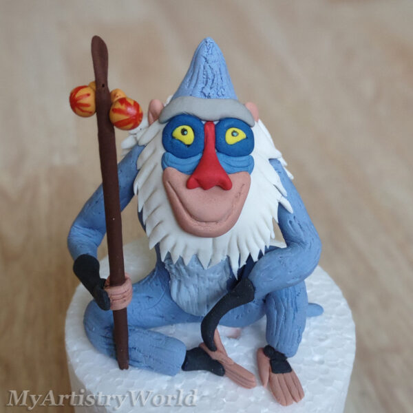 Rafiki (The Lion King) cake topper