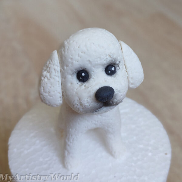 Dog cake topper