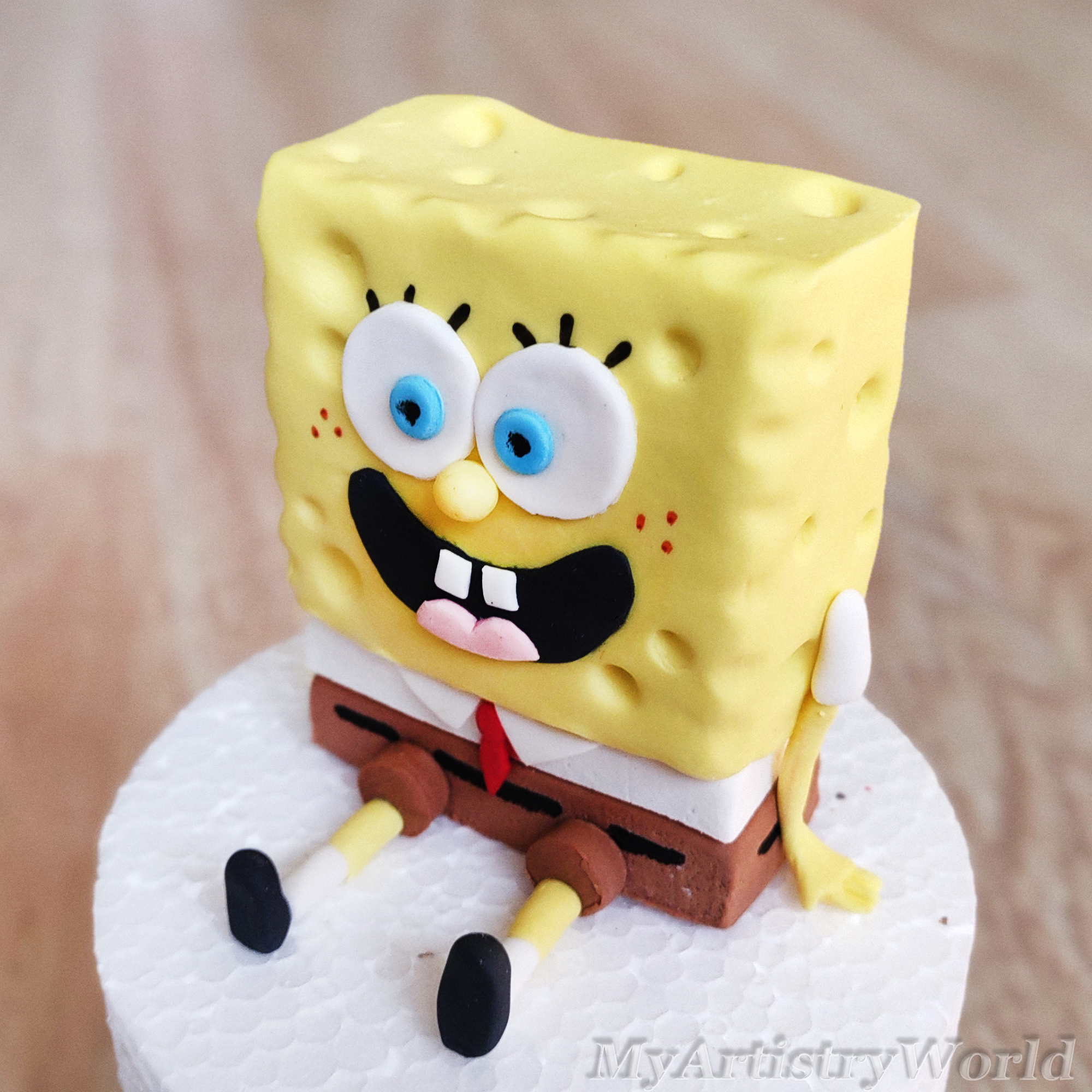 SpongeBob cake topper